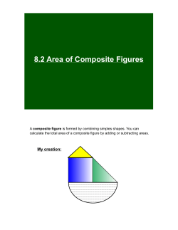 8.2 Area of Composite Figures