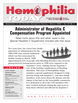 Hemophilia Today