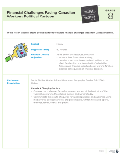 Financial Challenges Facing Canadian Workers: Political Cartoon 8