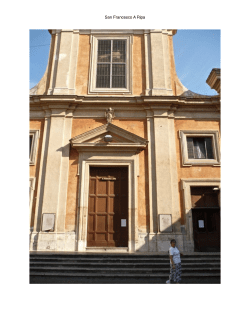 San Francesco A Ripa - St. Peter Catholic Church