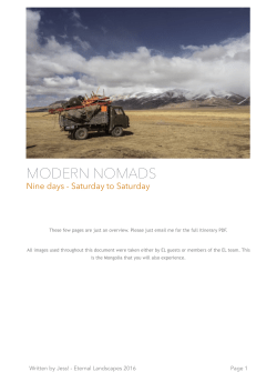 Modern Nomads - Eternal Landscapes