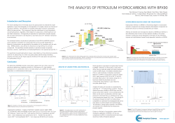 The Analysis of Petroleum Hydrocarbons with BPX90 GC Columns