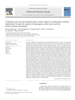 Combining charcoal and elemental black carbon analysis in