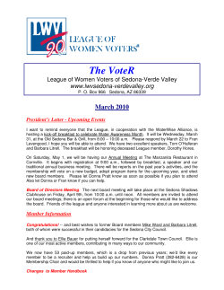 March 2010 - League of Women Voters of Greater Verde Valley