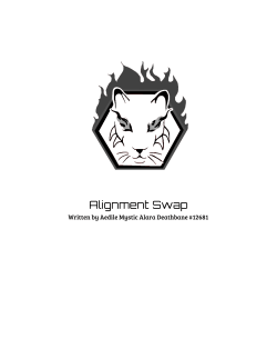 Alignment Swap - Dark Jedi Brotherhood