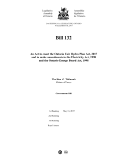 Bill 132 - Legislative Assembly of Ontario