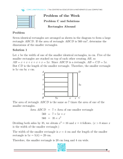 Problem of the Week