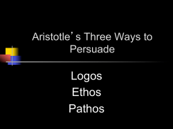 Logos Ethos Pathos
