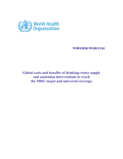 Global costs and benefits of drinking