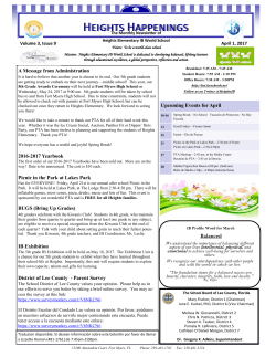 April 1 2017 Newsletter PDF
