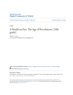 The Age of Revolutions [10th grade]