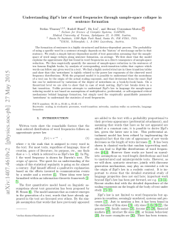 Understanding Zipf`s law of word frequencies through sample