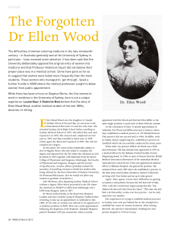 Ellen Wood - The University of Sydney