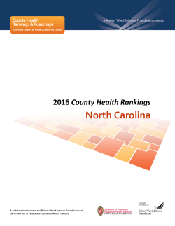 2016 North Carolina Summary Report