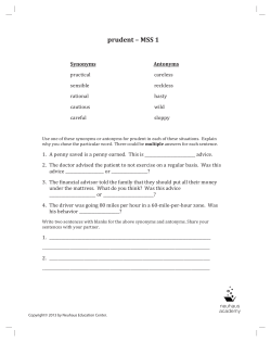 prudent – MSS 1 - Neuhaus Academy