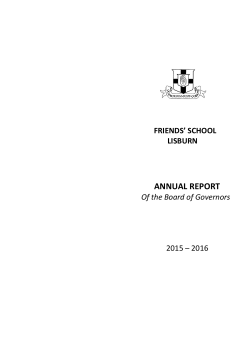 annual report - Friends` School Lisburn