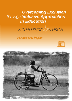 Overcoming exclusion through inclusive approaches in