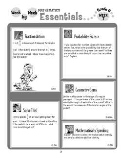 Essentials - Homeschool Math