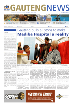Gauteng News- August (2013)