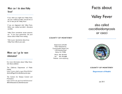 Facts about Valley Fever