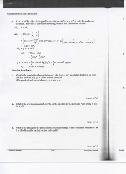 Circular Motion and Gravitation 3. A 1.10 x io3 kg