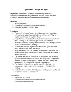 Lighthouses through the Ages