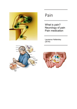 What is pain? - Anatomy and Physiology Course