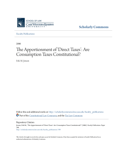 The Apportionment of `Direct Taxes`
