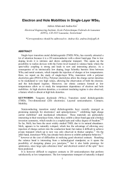 Electron and Hole Mobilities in Single-Layer WSe2