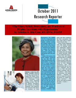 October 2011 Research Reporter