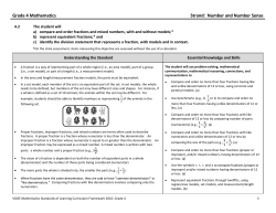 Grade 4 Mathematics Strand: Number and Number Sense