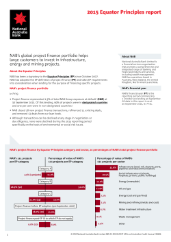 2015 Equator Principles report