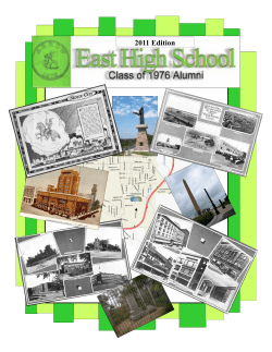 1976 East High School 35th Memory book