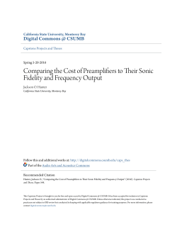Comparing the Cost of Preamplifiers to Their Sonic Fidelity and