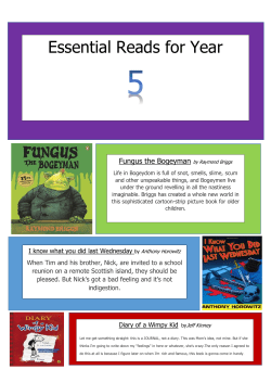 Essential Reads for Year - Lady Margaret Primary School