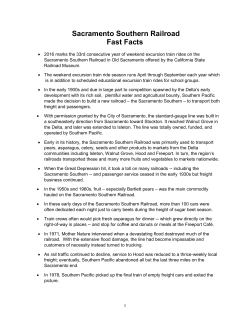 Sacramento Southern Railroad Fast Facts