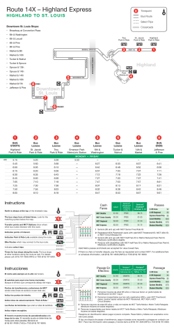 Route 14X &ndash; Highland Express