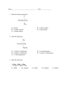 organic homework 2 - Parkway C-2