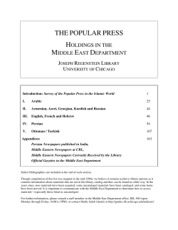 pdf here - The University of Chicago Library