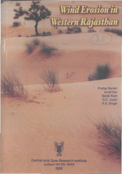 Central Arid Zone R .... reh institute