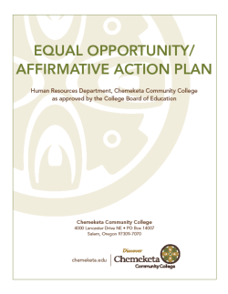 Equal Opportunity Affirmative Action Plan