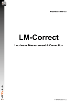 LM-Correct - Nugen Audio