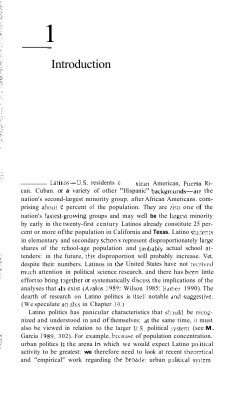 Latinos and the US Political System: Two-Tiered