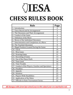 Chess Rules Book
