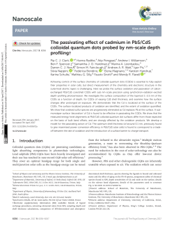 The passivating effect of cadmium in PbS/CdS colloidal quantum