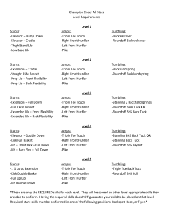 Star Level Requirements