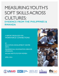 Full Report (10 pages) - International Development Division