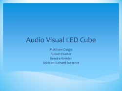 Audio Visual LED Cube