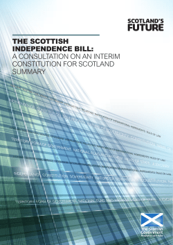 Summary - Scottish Government consultations