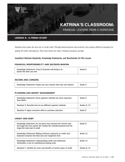 Katrina booklet - Federal Reserve Bank of Atlanta